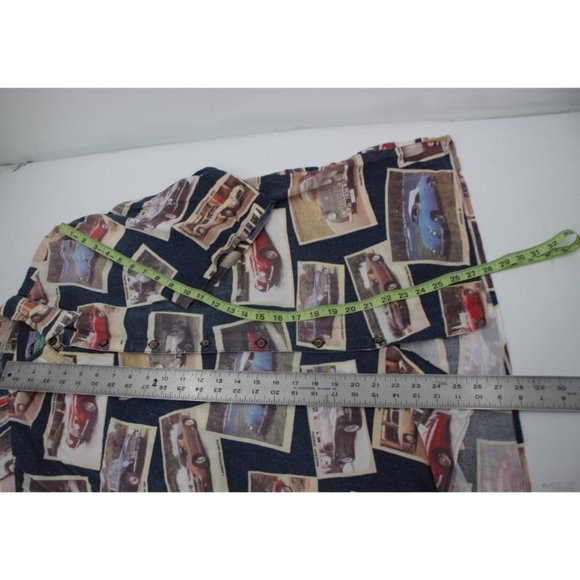 Vintage Reyn spooner Mens XL car print hawaiian shirt Ferrari lamborghini jaguar - Picture 6 of 10